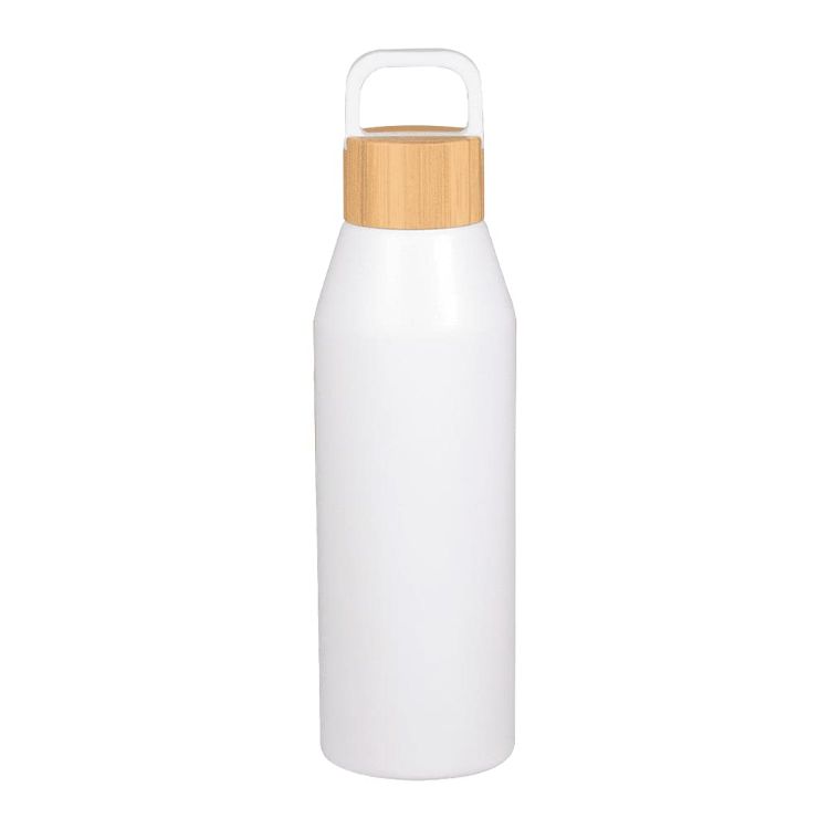 Picture of Aspen Recycled Bottle with Bamboo Lid - 1L
