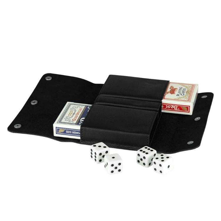 Picture of Travel Card Set w/ Leather Cover