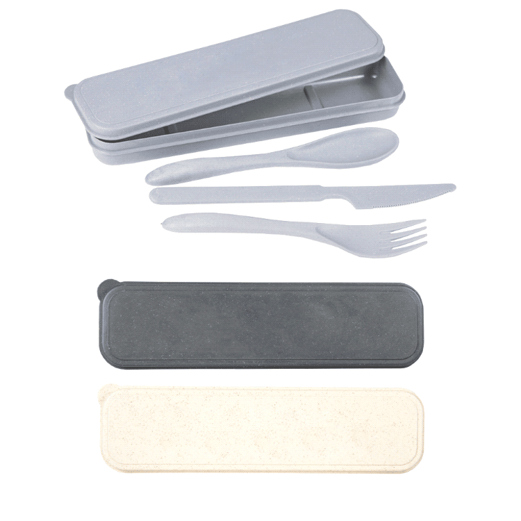 Picture of Bamboo Fibre Cutlery Set