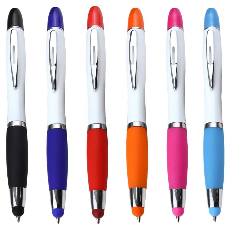 Picture of Nash Ballpoint Pen w/ Yellow Wax Highlighter