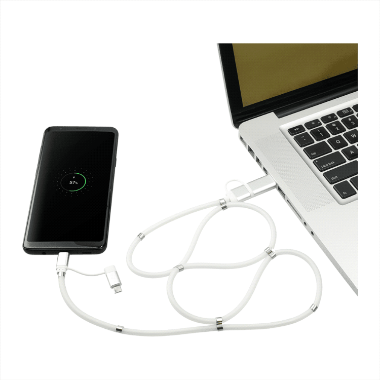 Picture of Whirl 5-In-1 Data Transfer Cable w/ Magnetic Wrap