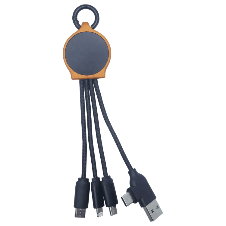 Picture of Bamboo Charging w/ RPET Cables