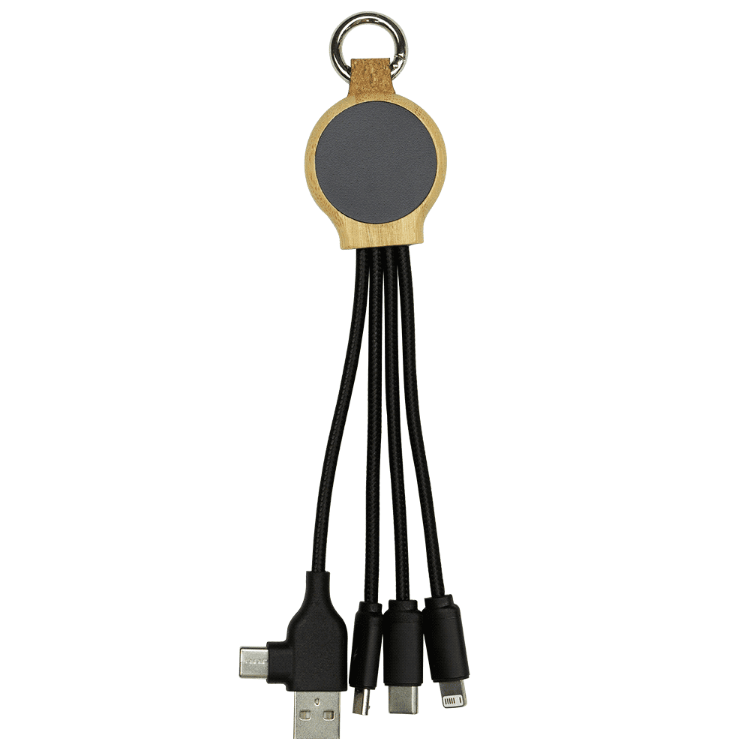 Picture of 16.5cm Recycled 6-In-1 Charging Cable