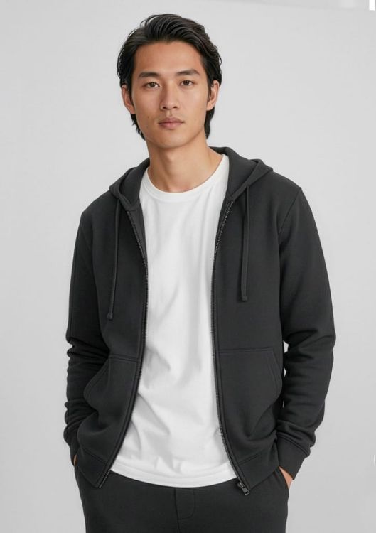 Picture of Mens Crew Zip Hoodie