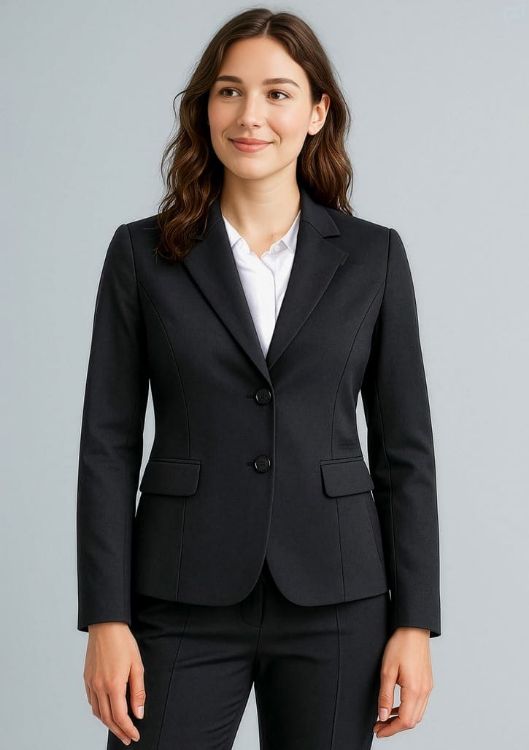 Picture of Womens Cool Stretch 2 Button Mid Length Jacket