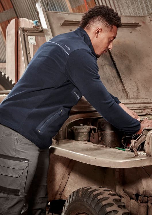 Picture of Unisex Streetworx Lightweight 1/4 Zip Polar Fleece