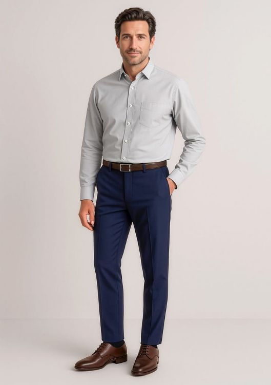 Picture of Mens Siena Slim Fit Flat Front Pant (Regular)