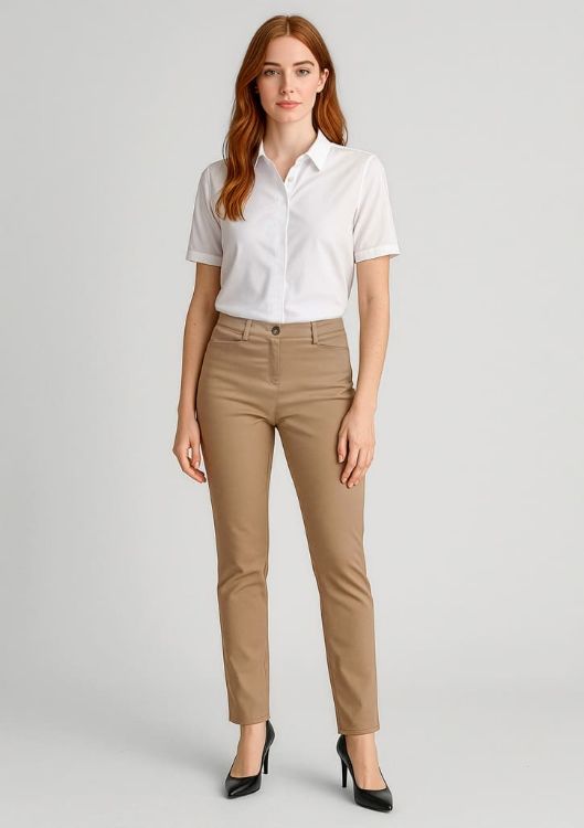 Picture of Womens Slim Leg Stretch Chino Pant