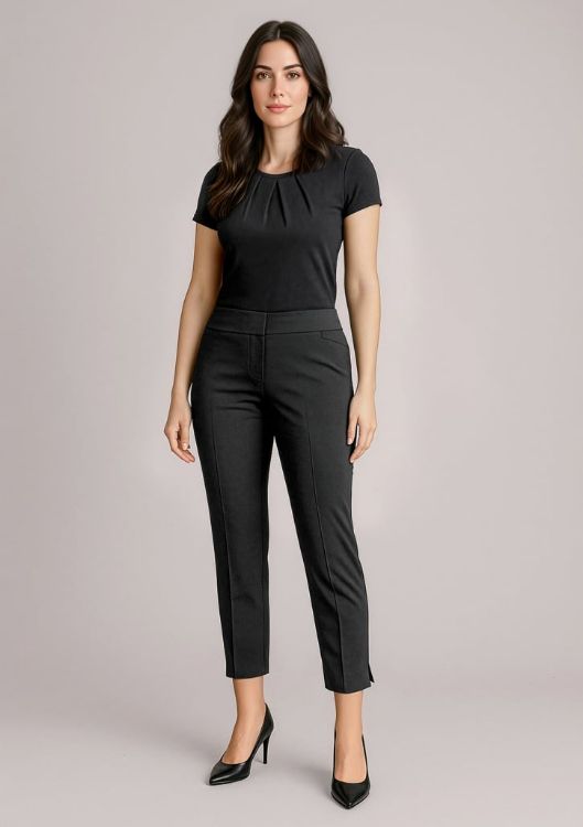 Picture of Womens Siena 7/8 Mid-waist Slim Leg Pant