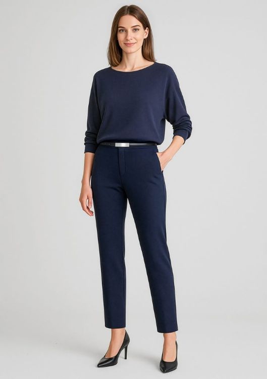 Picture of Womens Scuba Ponte Mid-rise Pull-on Pant