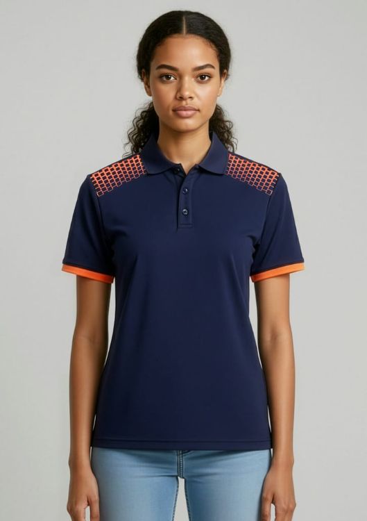 Picture of Womens Galaxy Short Sleeve Polo