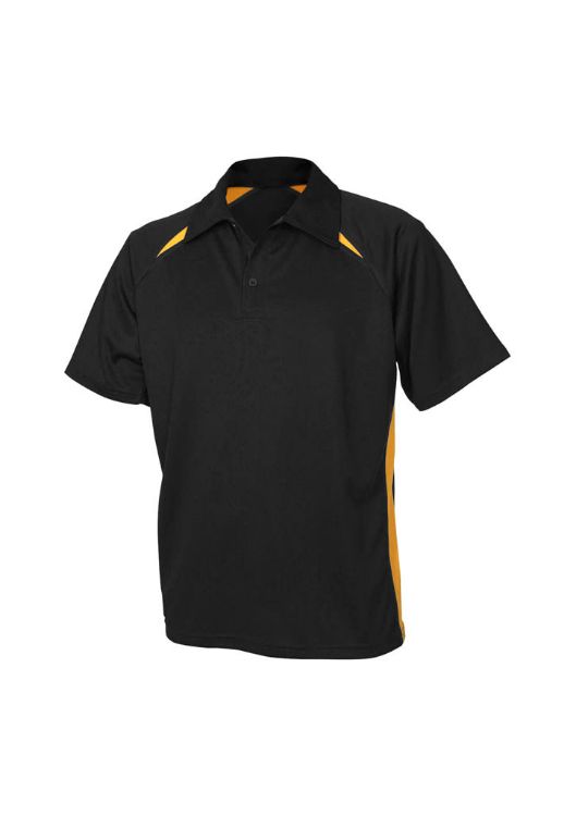 Picture of Mens Splice Short Sleeve Polo