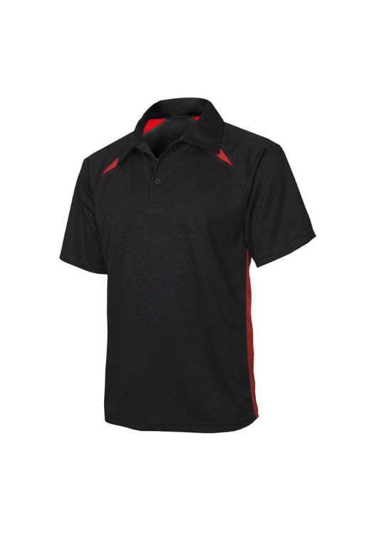 Picture of Mens Splice Short Sleeve Polo