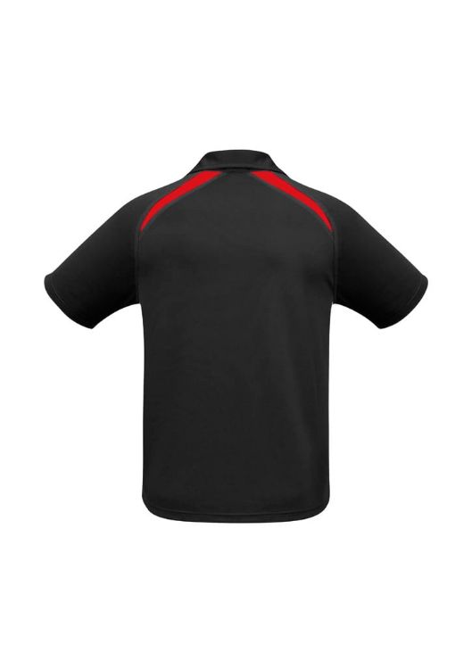 Picture of Mens Splice Short Sleeve Polo