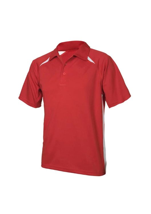 Picture of Mens Splice Short Sleeve Polo