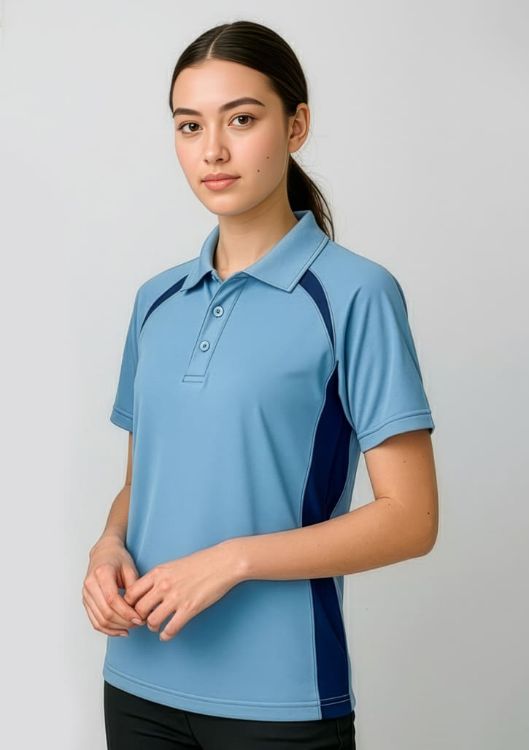 Picture of Kids Splice Short Sleeve Polo