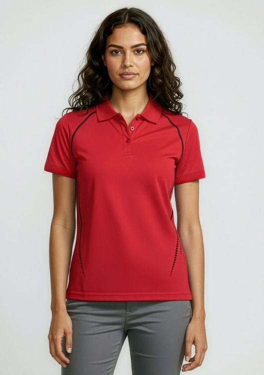 Picture of Womens Cyber Short Sleeve Polo