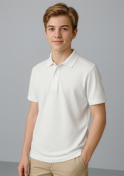 Picture of Kids Crew Short Sleeve Polo