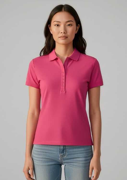 Picture of Womens Crew Short Sleeve Polo