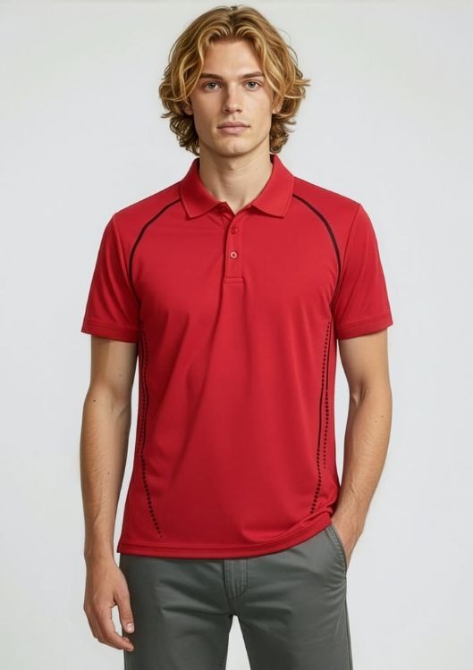 Picture of Mens Cyber Short Sleeve Polo