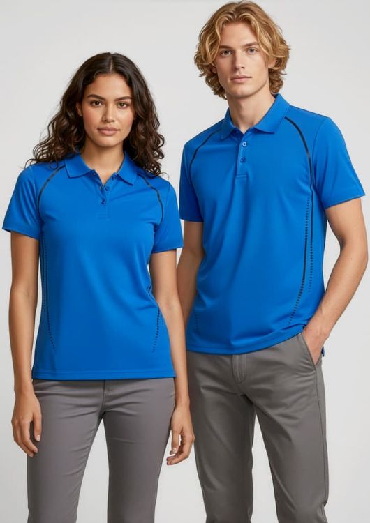Picture of Mens Cyber Short Sleeve Polo