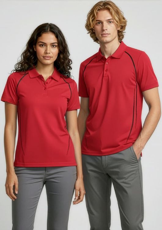 Picture of Mens Cyber Short Sleeve Polo