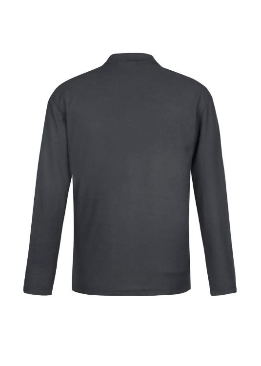 Picture of Mens Crew Long Sleeve Polo