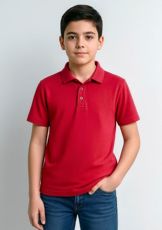 Picture of Kids Action Short Sleeve Polo