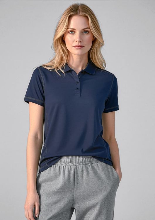 Picture of Womens Dart Short Sleeve Polo