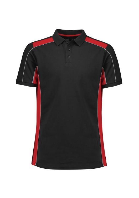 Picture of Unisex Grid Short Sleeve Polo