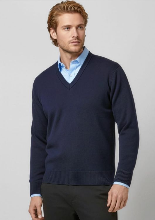 Picture of Mens Woolmix Knit Pullover