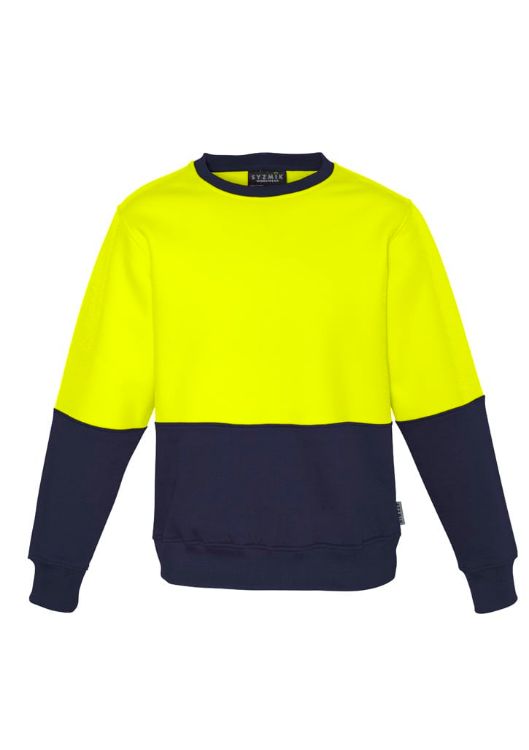 Picture of Unisex Hi Vis Crew Sweatshirt