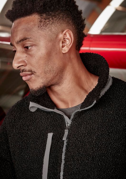 Picture of Unisex Streetworx Full Zip Sherpa Fleece