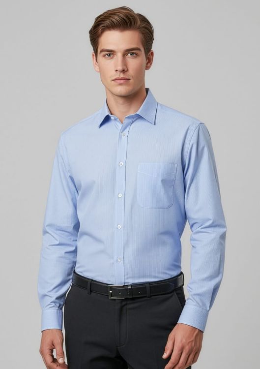 Picture of Mens Euro Long Sleeve Shirt