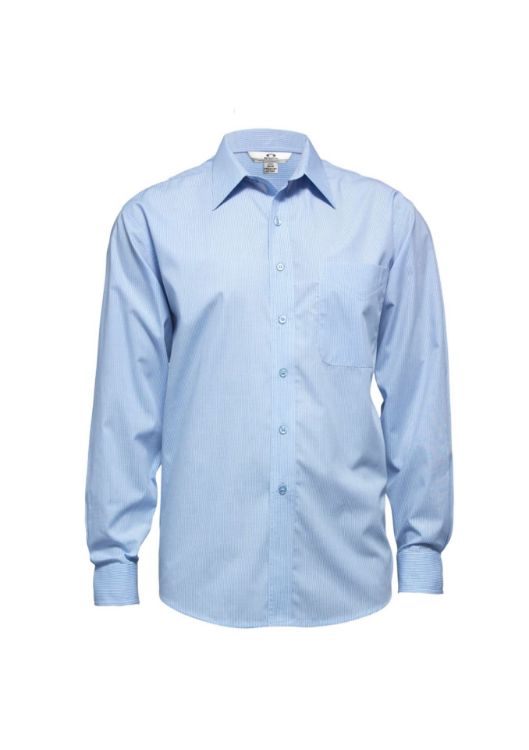 Picture of Mens Micro Check Long Sleeve Shirt