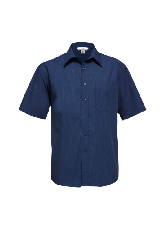 Picture of Mens Micro Check Short Sleeve Shirt