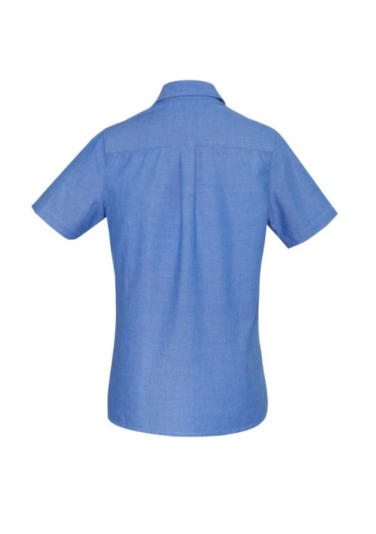Picture of Womens Chambray Short Sleeve Shirt