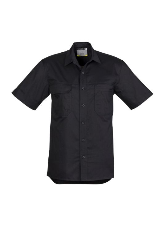 Picture of Mens Lightweight Tradie Short Sleeve Shirt