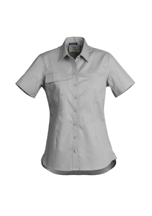 Picture of Womens Lightweight Tradie Short Sleeve Shirt