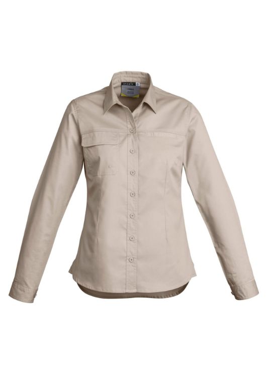 Picture of Womens Lightweight Tradie Long Sleeve Shirt