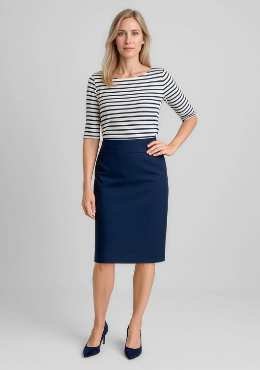 Picture of Womens Comfort Wool Stretch Relaxed Fit Lined Skirt