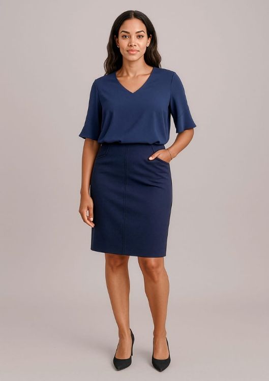 Picture of Womens Siena Bandless Pencil Skirt