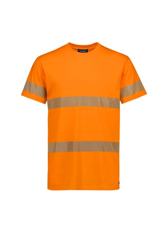 Picture of Mens Hi Vis Segmented Tape Cotton Tee