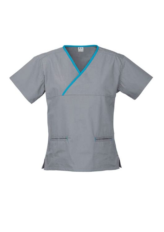 Picture of Womens Contrast Scrub Top