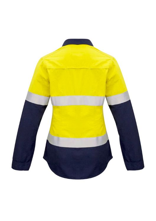 Picture of Womens FR Closed Front Hooped Taped Spliced Shirt