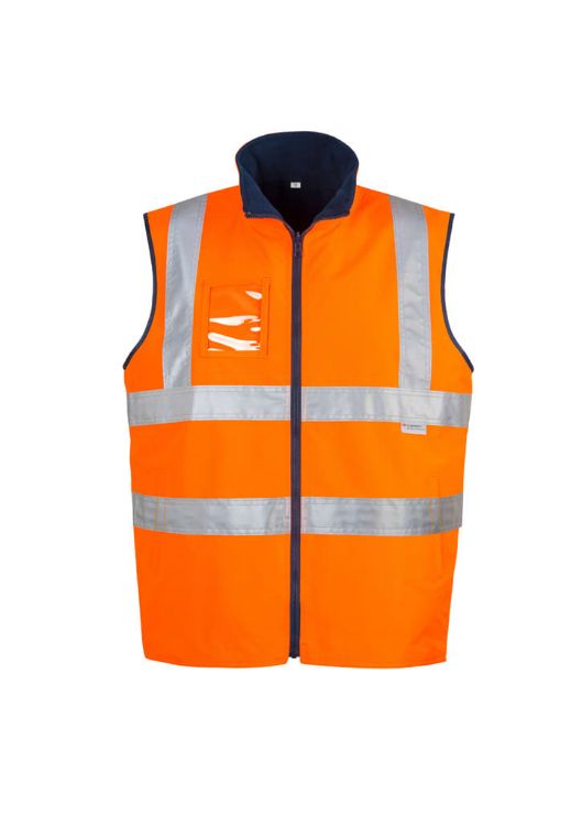 Picture of Mens Hi Vis Lightweight Waterproof Vest