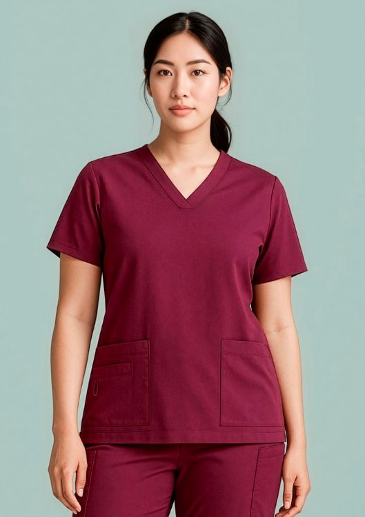 Picture of Womens Avery V-Neck Scrub Top
