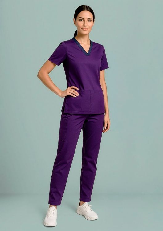 Picture of Womens Riley Stretch Scrub Top