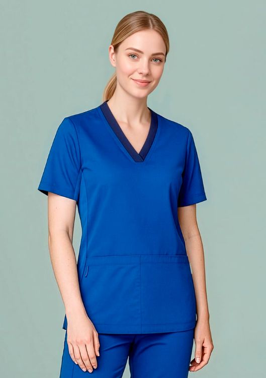 Picture of Womens Riley Stretch Scrub Top