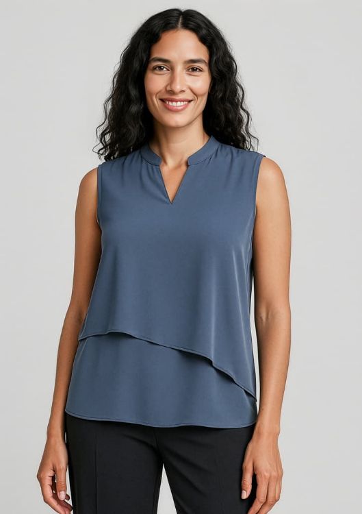 Picture of Womens Seville Sleeveless Layered Blouse